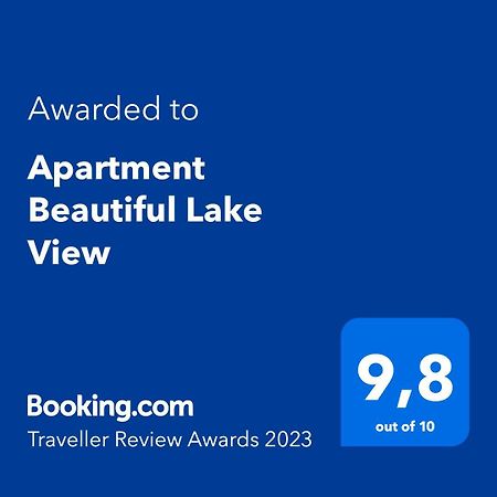 Apartment Beautiful Lake View Bled Exterior photo